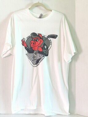 Ice Hogs & Rockford Hard Rock Casino Opening Act Short Sleeve T-shirt Size XL